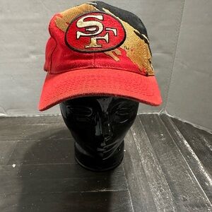 San Francisco 49ers Red and Black Cap